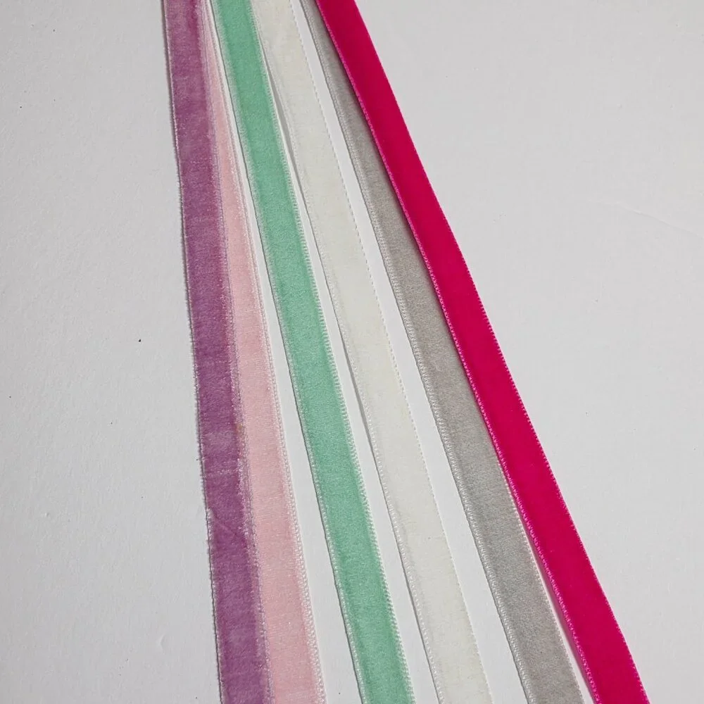 Handmade Velvet Ribbon Bible Bookmark by Joan Santoro